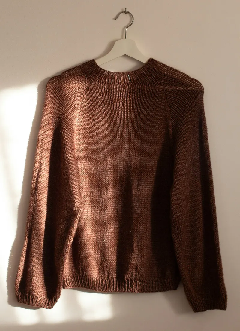 Pull en grosse maille