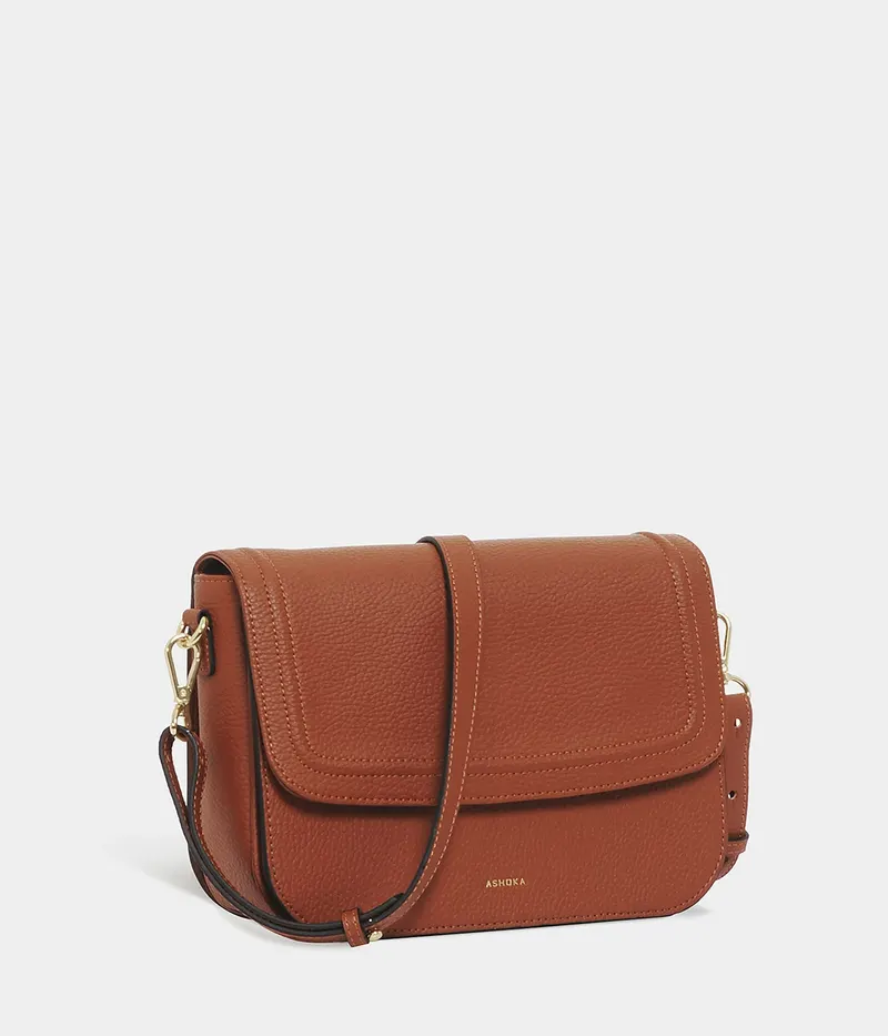 Sac bandoulière cognac