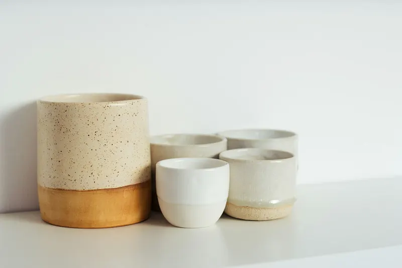 Lot de 4 tasses en céramique